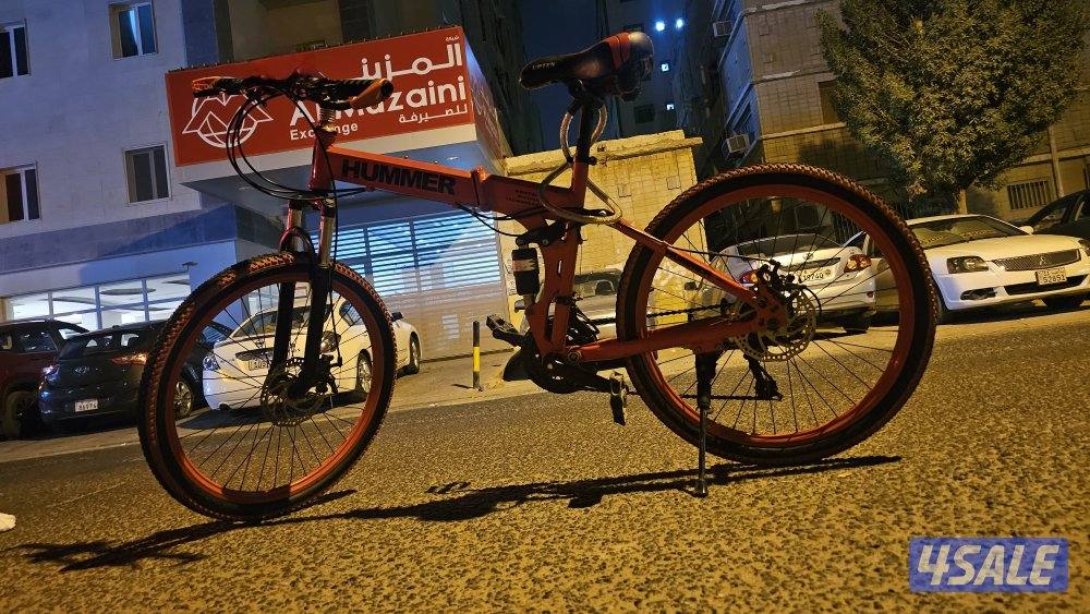 للبيع قاري الموديل: Hummer
المقاس: 26
اللون: أحمر0