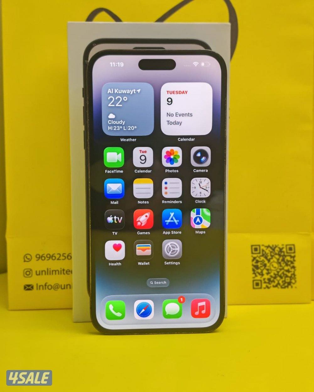 آيفون 14 برو ماكس – 128GB – أسود iPhone 14 Pro Max 128GB Black8