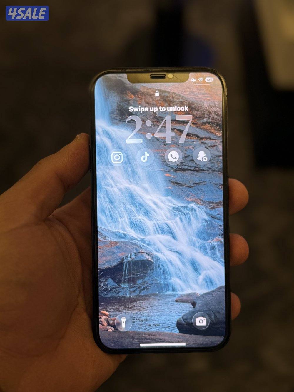 ايفون 12 برو ماكس 256 gb ازرق0