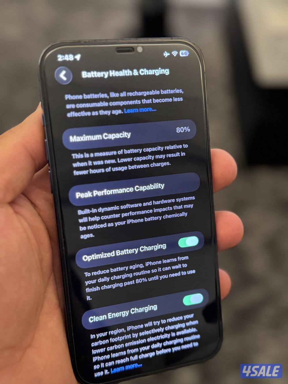 ايفون 12 برو ماكس 256 gb ازرق4