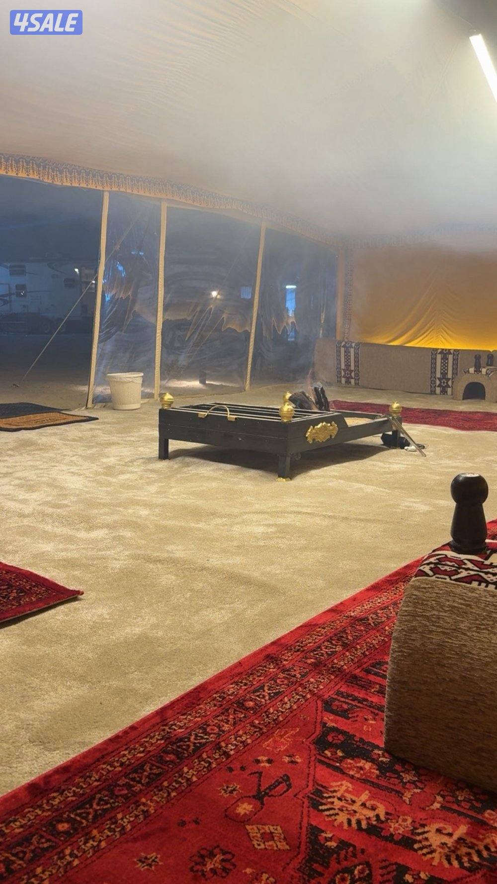 للايجار مخيم مع كرفان خلف اسطبلات الاحمدي متوفر راس السنه7