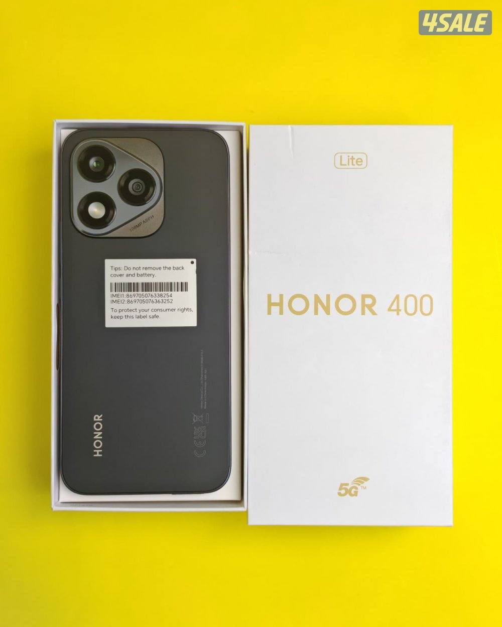 هونر 400 لايت – 256GB – أسود فيلفيت – 8GB رام – Honor 400 Dual SIM0