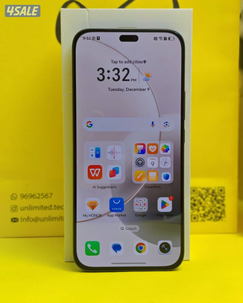 هونر 400 لايت – 256GB – أسود فيلفيت – 8GB رام – Honor 400 Dual SIM7