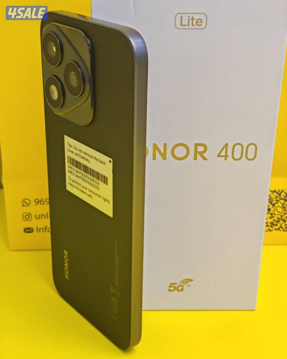 هونر 400 لايت – 256GB – أسود فيلفيت – 8GB رام – Honor 400 Dual SIM9