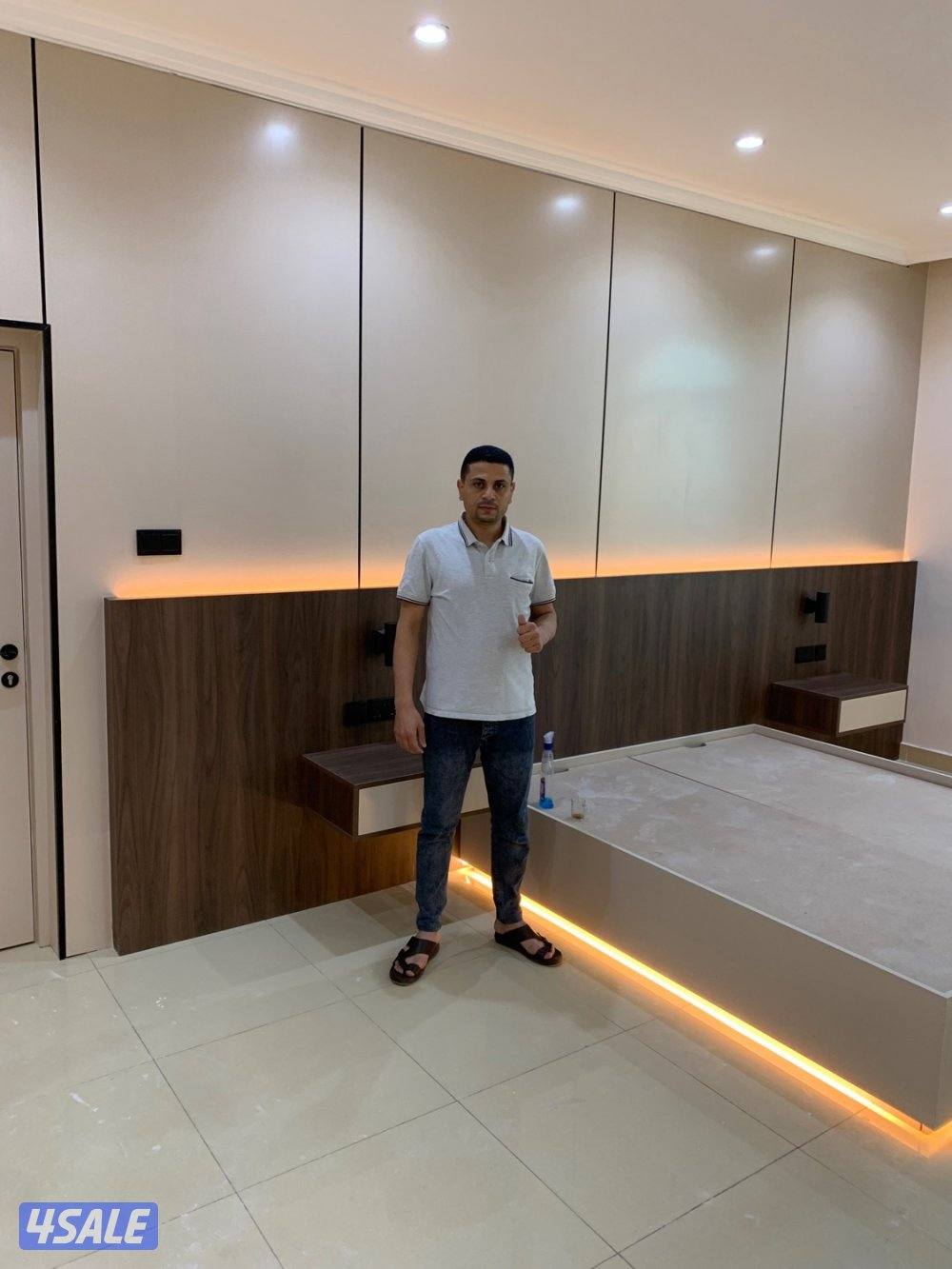 ديكورات وأصباغ ابو كريم /صالات استقبال/غرف نوم/وجار /جميع أنواع الصبغ3