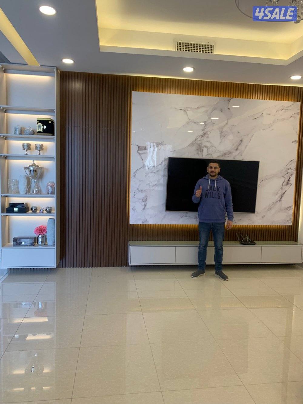 ديكورات وأصباغ ابو كريم /صالات استقبال/غرف نوم/وجار /جميع أنواع الصبغ11