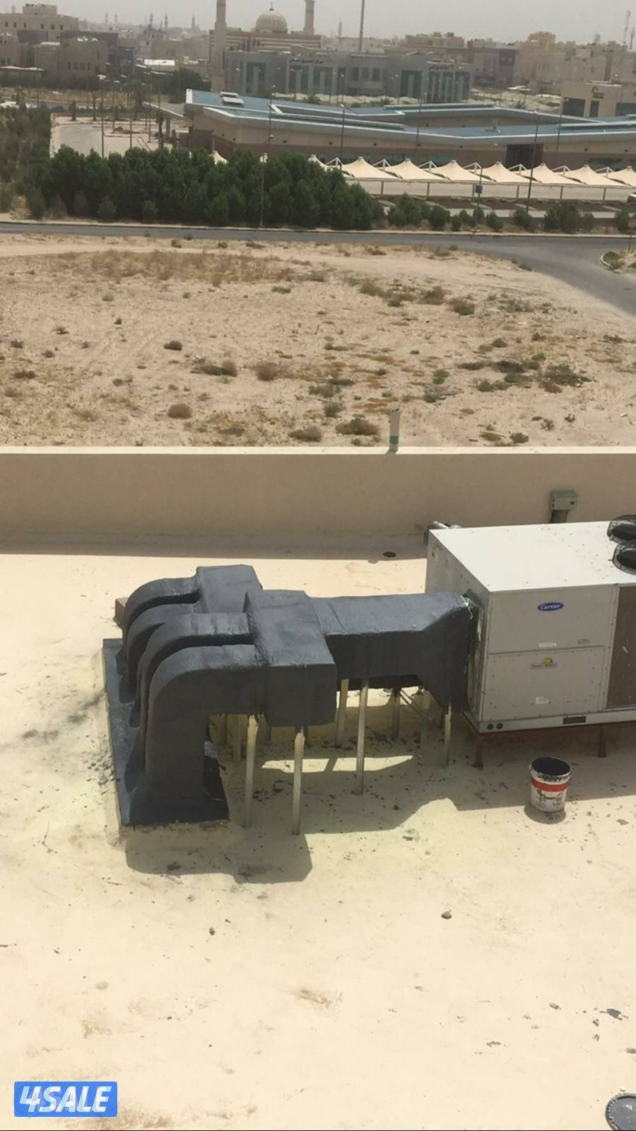 مقاول جميع انواع العازل المائي والحراري ولدينا تاجير سيارت الرش الامر1