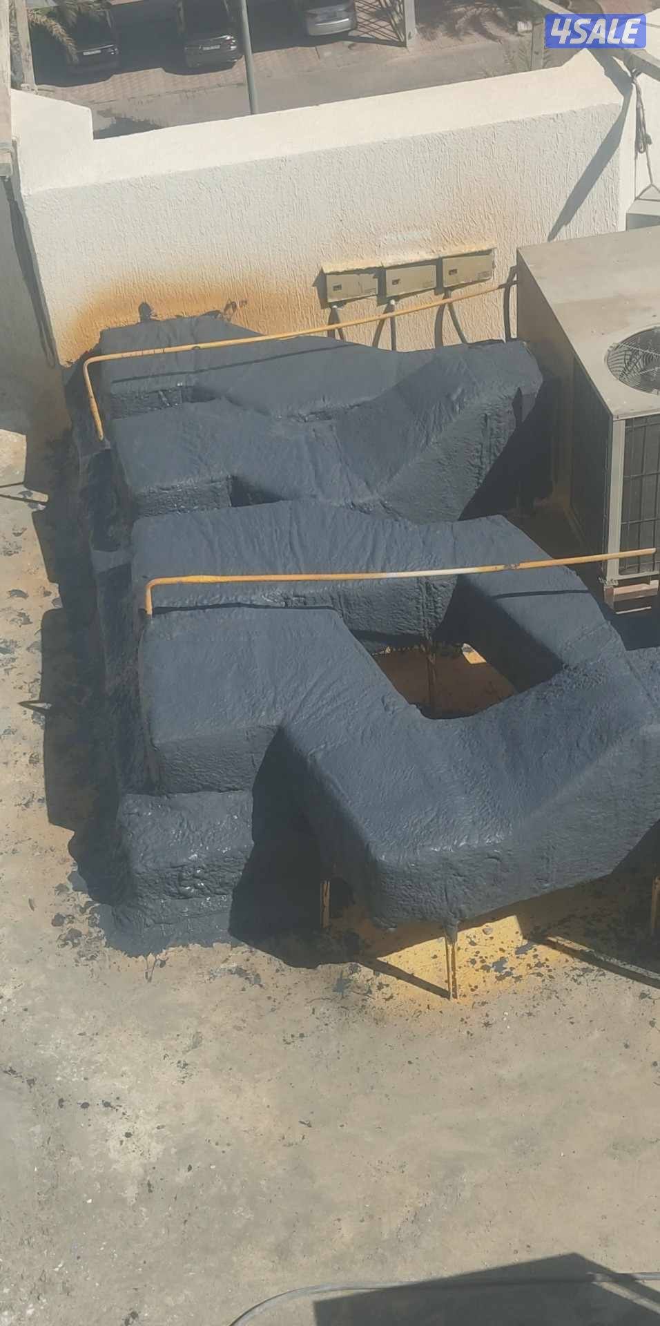 مقاول جميع انواع العازل المائي والحراري ولدينا تاجير سيارت الرش الامر3