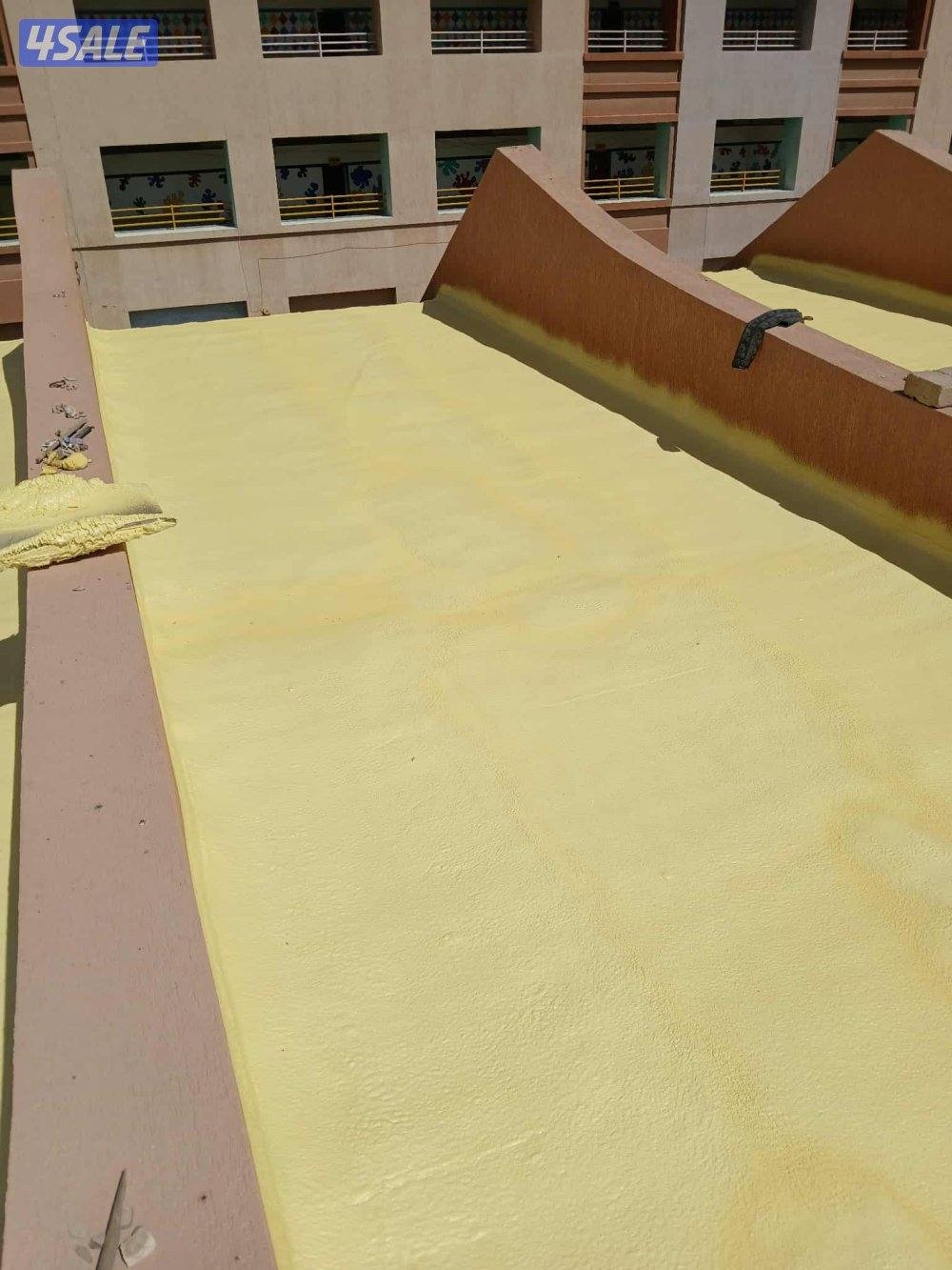 مقاول جميع انواع العازل المائي والحراري ولدينا تاجير سيارت الرش الامر7