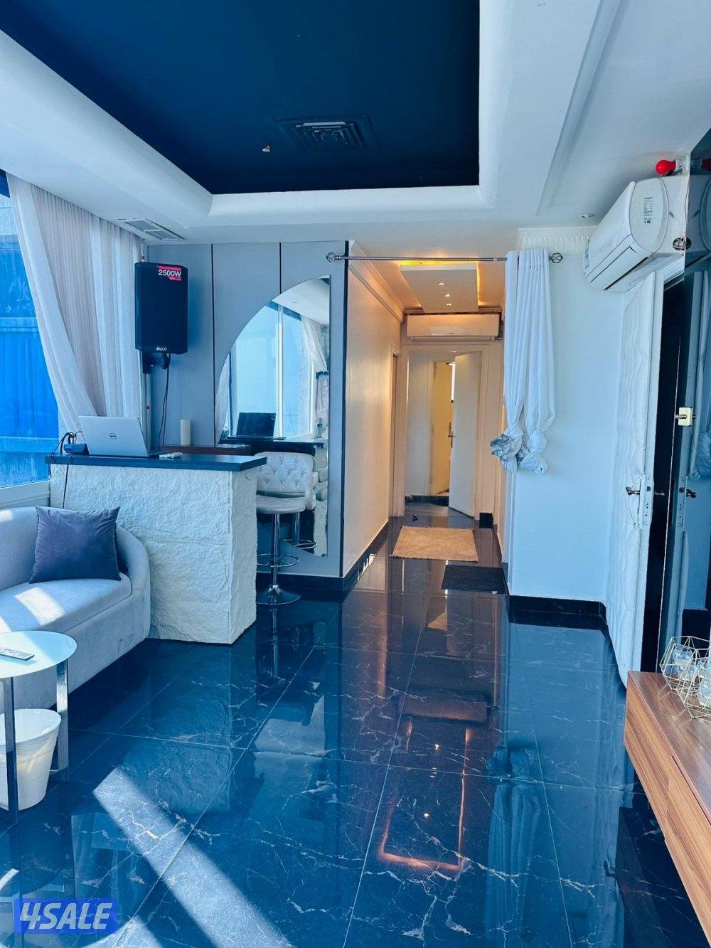 شقة للبيع غرفتين وحمامين صالة مطبخ ابو حليفة علي البحر1