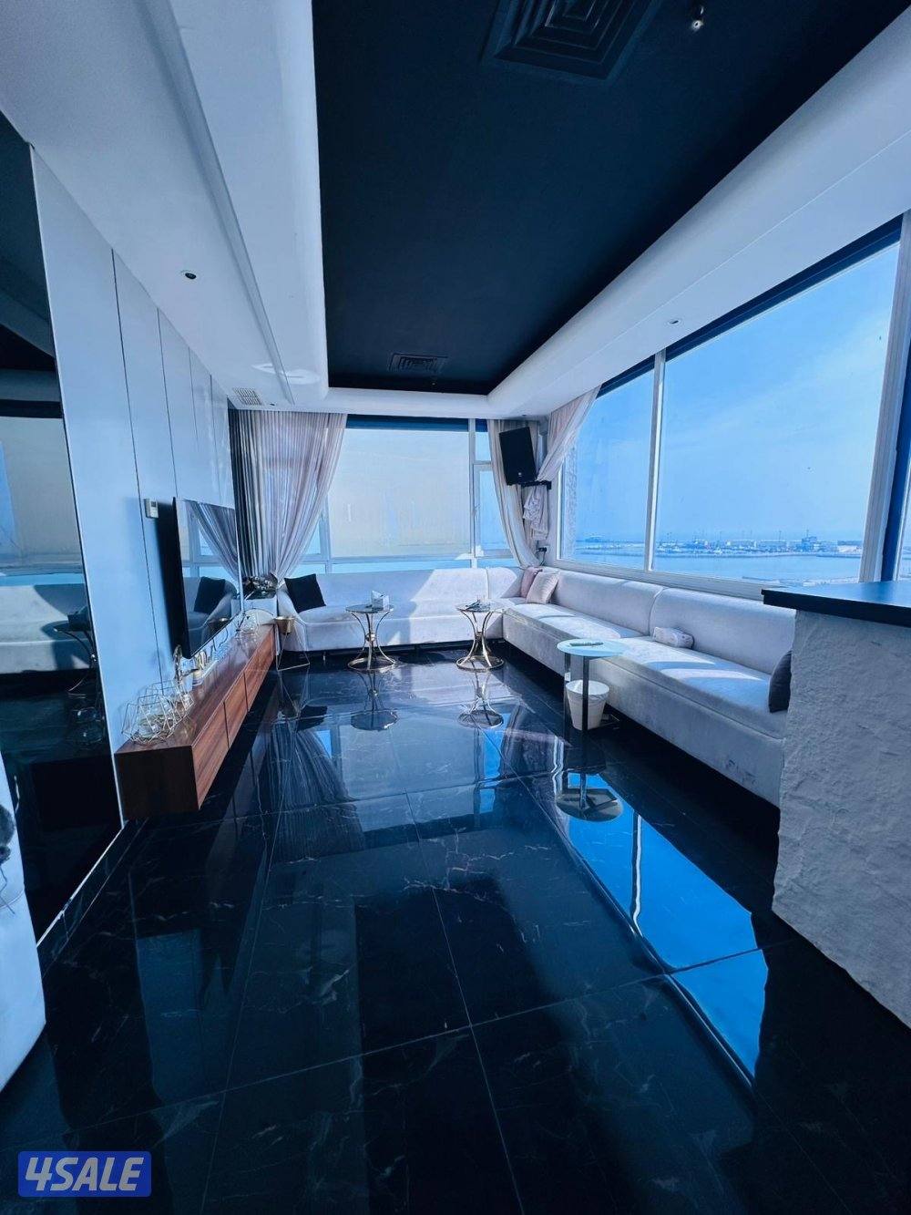 شقة للبيع غرفتين وحمامين صالة مطبخ ابو حليفة علي البحر3