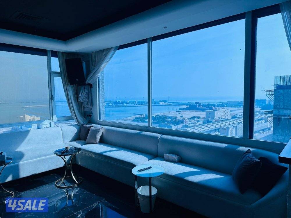 شقة للبيع غرفتين وحمامين صالة مطبخ ابو حليفة علي البحر2