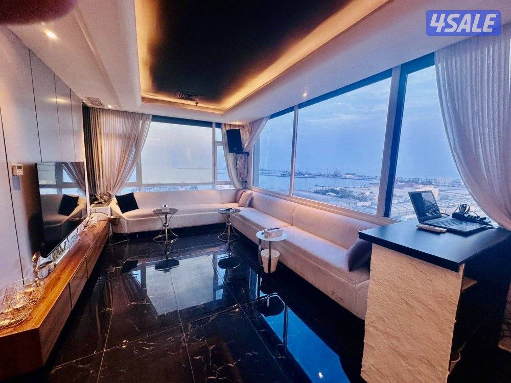 شقة للبيع غرفتين وحمامين صالة مطبخ ابو حليفة علي البحر12