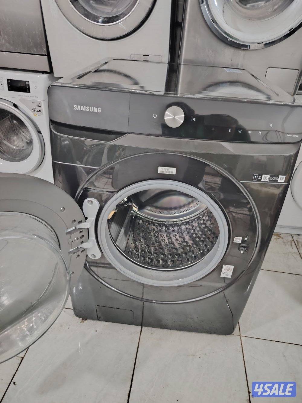 غساله سامسونج شبه جديده حجم  عائلي ٢١ كيلوا غسيل +١٢ كيلوا تنشيف0