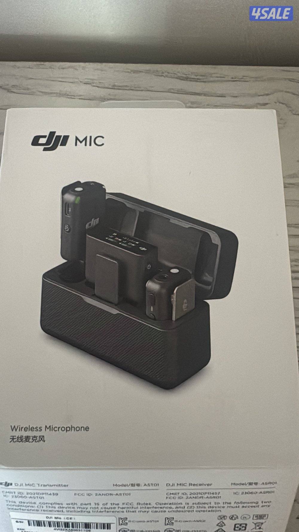 مايكروفون DJI MIC شبه جديد استعمال مرتين فقط4