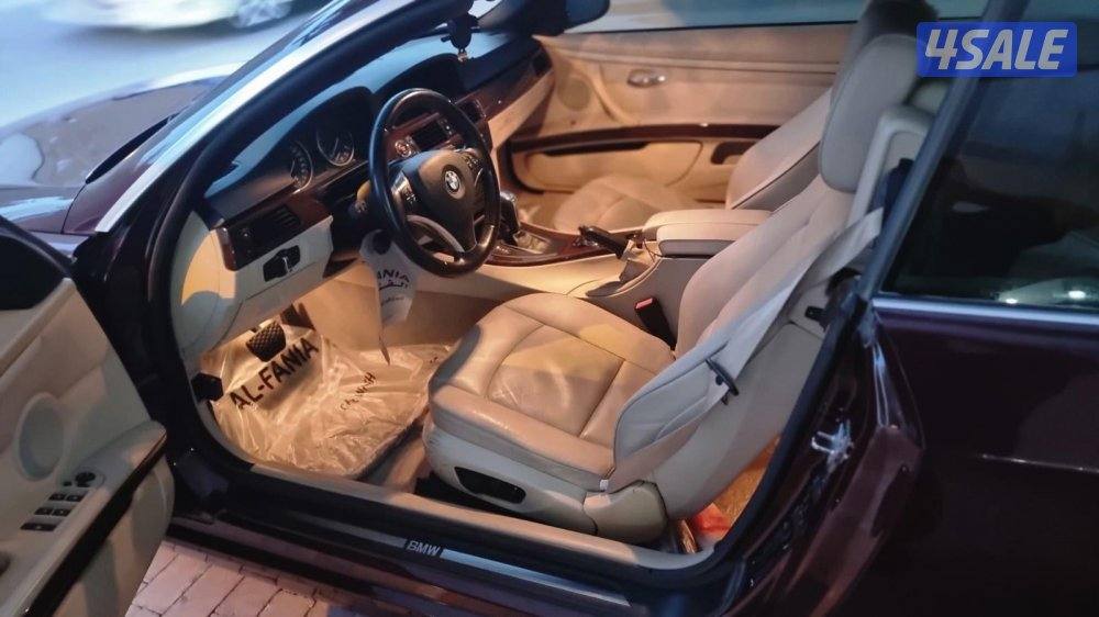 بي ام دبليو موديل 2009 لون عنابي داخل بيج كشف5