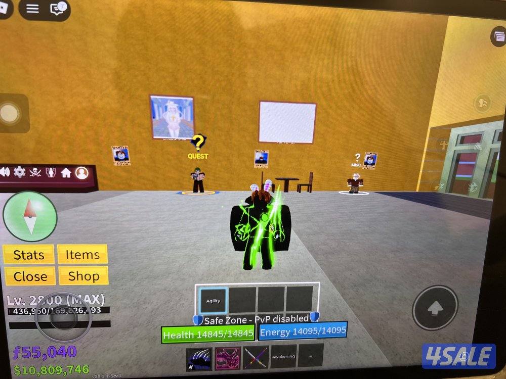 حساب روبلوكس في لعبه بلوكس فروت2