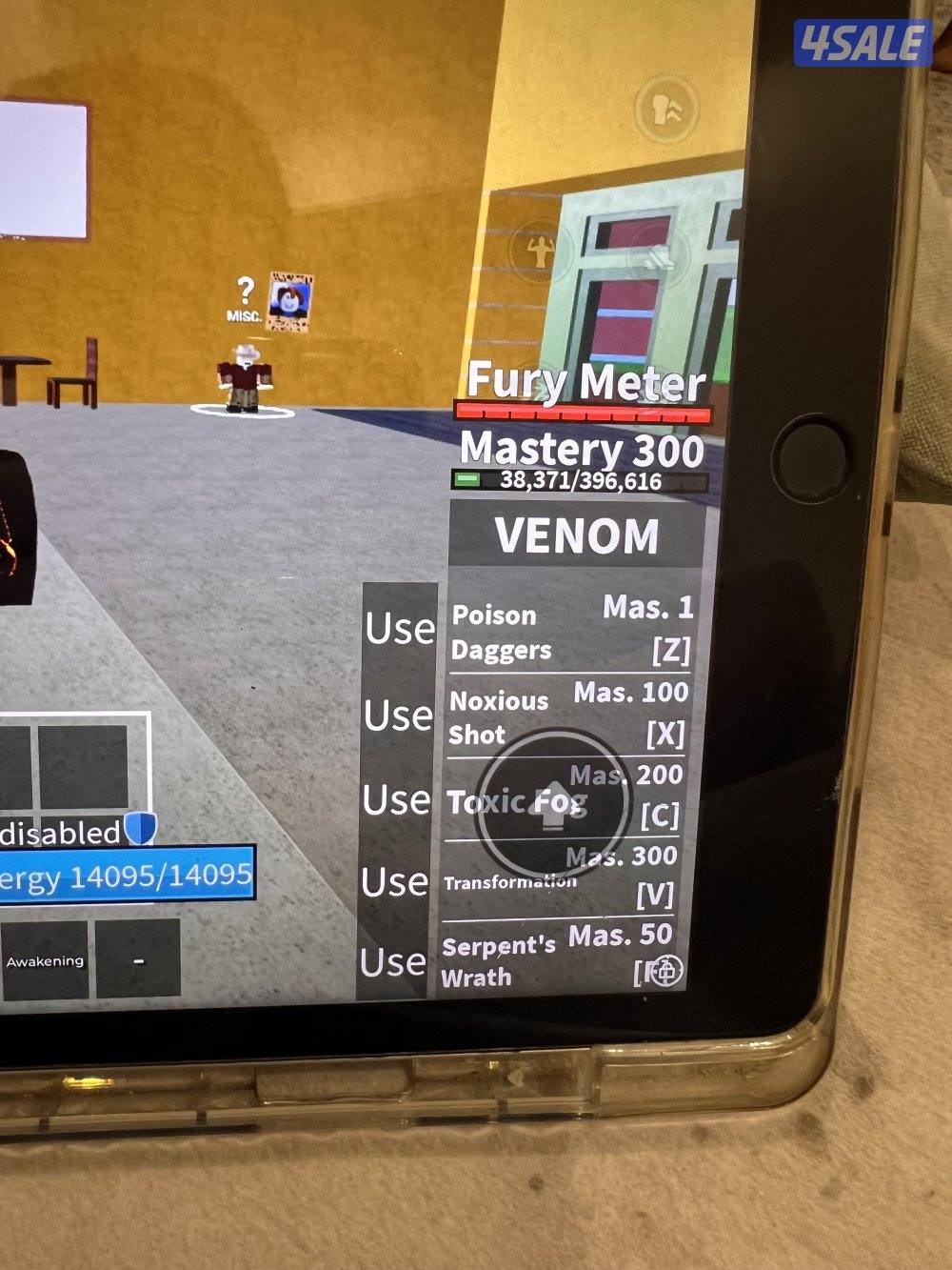 حساب روبلوكس في لعبه بلوكس فروت5