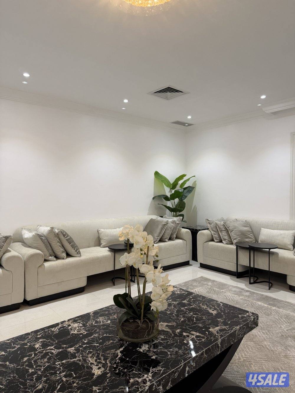 كنب صالة مع الطاولات0