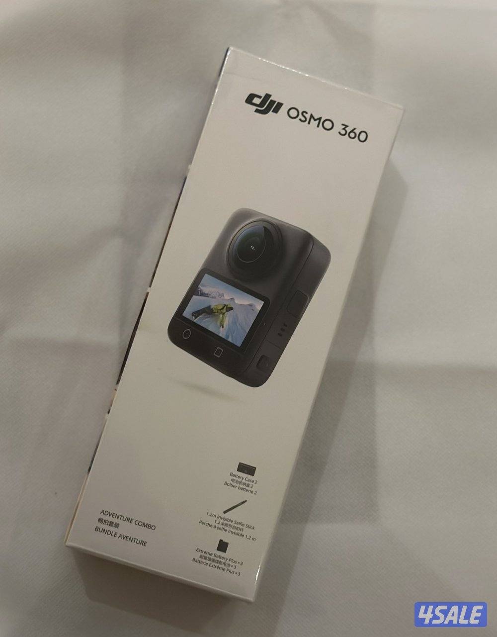 للبيع كامره Dji osmo 360 كريتر كومبو جديده0