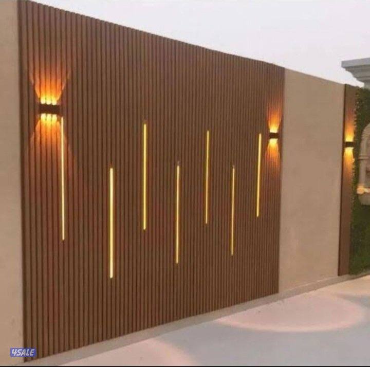 تنسيق وتصميم حدائق وديكورات بديل خشب ثيل صناعي سياج تركي حياكم الله3