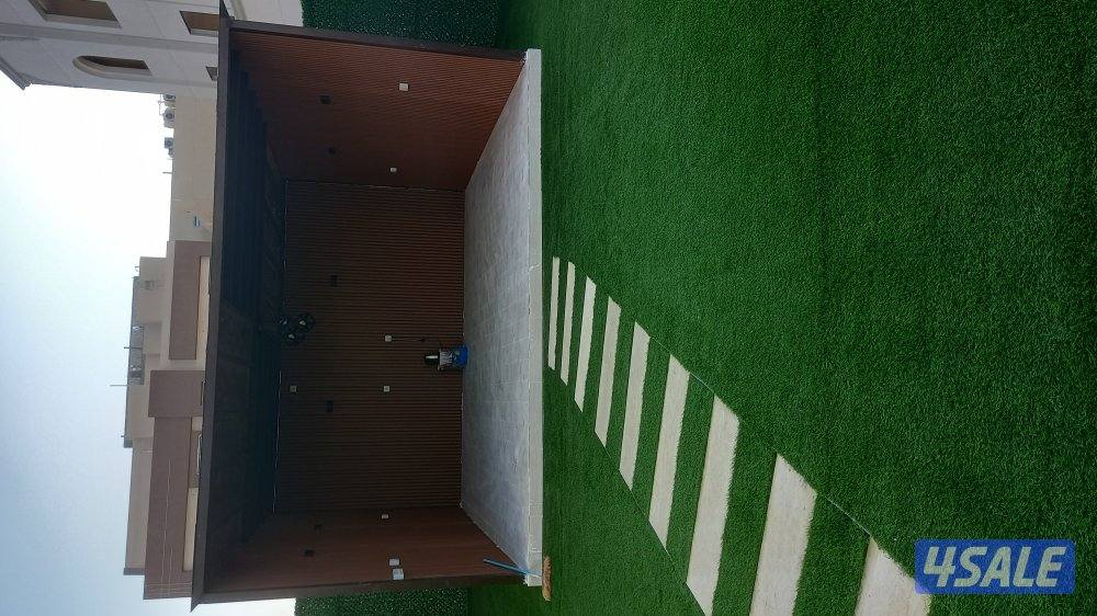 تنسيق وتصميم حدائق وديكورات بديل خشب ثيل صناعي سياج تركي حياكم الله5