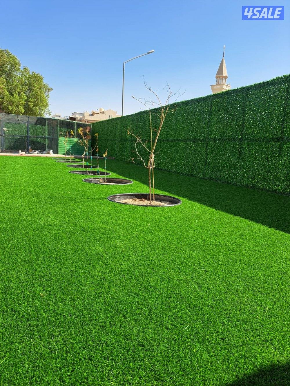 للبيع وتنسيق الحدائق وتركيب ثيل صناعى والسور التركى وزرع الثيل الطبيعى8