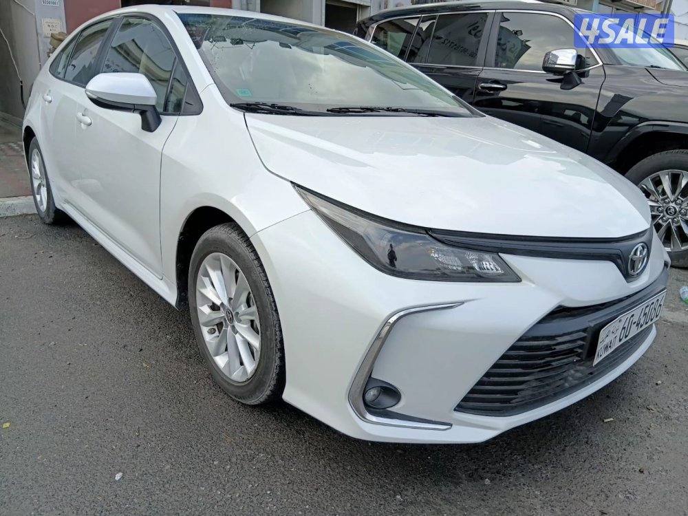 تيوتا كرولا موديل 202ماشي 85 الف صبغ الوكاله ما عدا ربع الدبه1