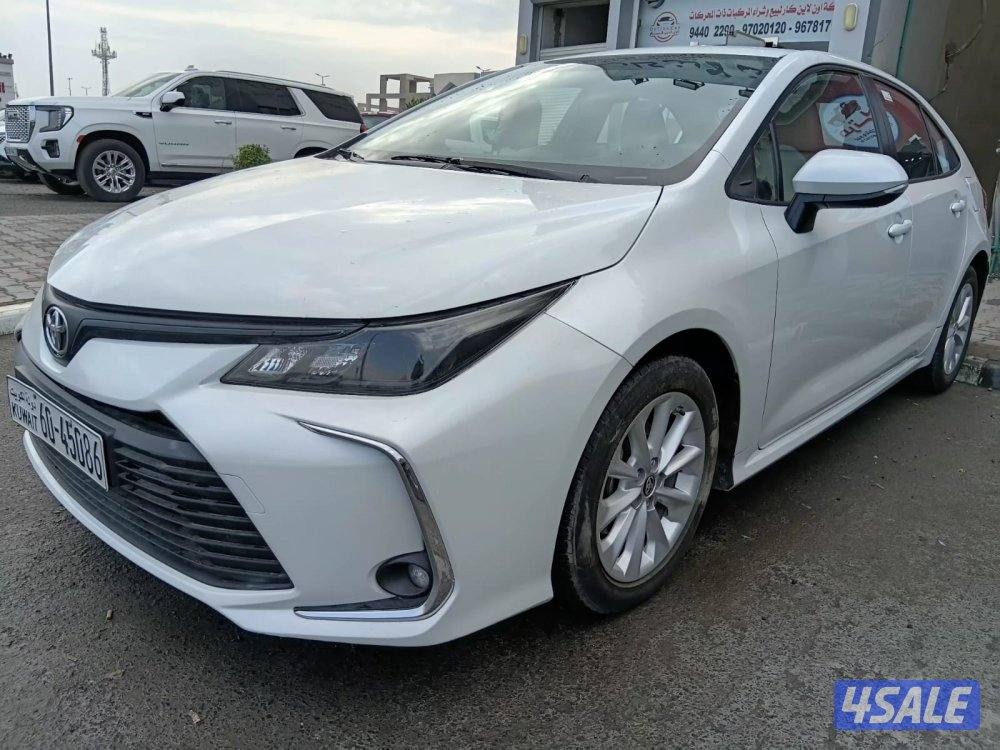 تيوتا كرولا موديل 202ماشي 85 الف صبغ الوكاله ما عدا ربع الدبه5