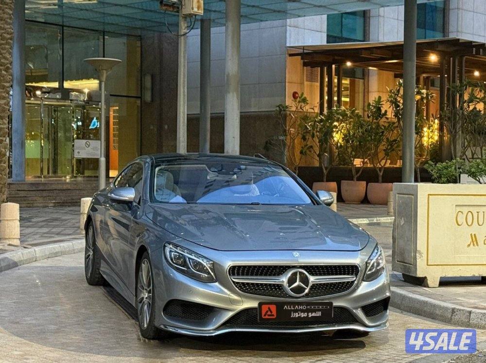 مرسيدسS500كوبيه موديل2015 عداد105الف وارد اوروبا سيرفس الملا0