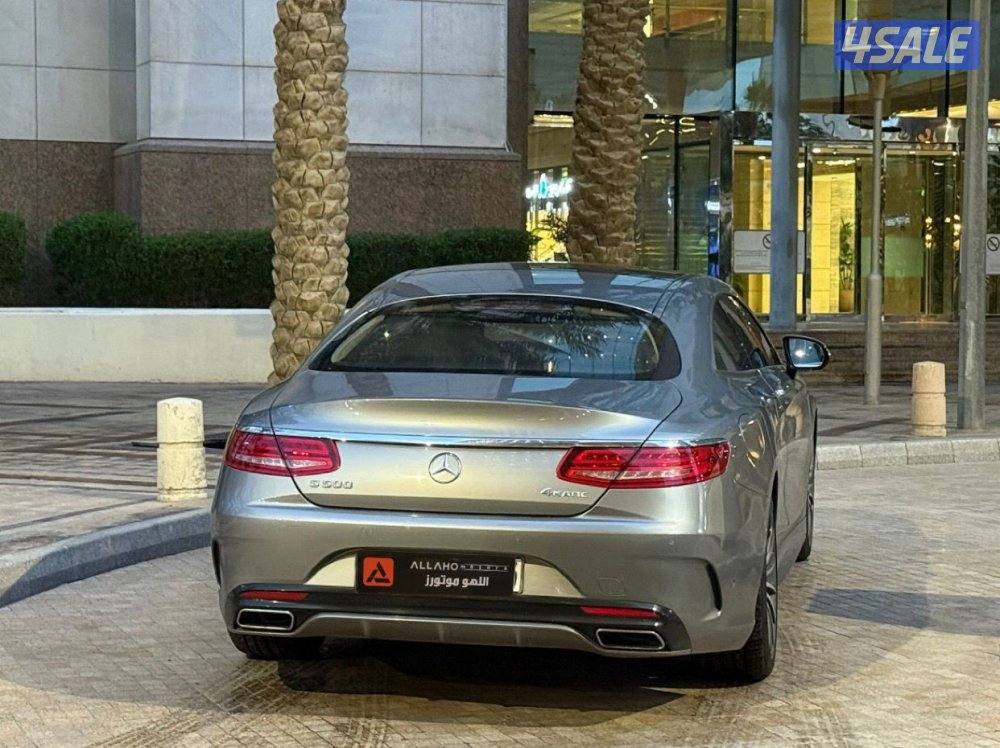 مرسيدسS500كوبيه موديل2015 عداد105الف وارد اوروبا سيرفس الملا3