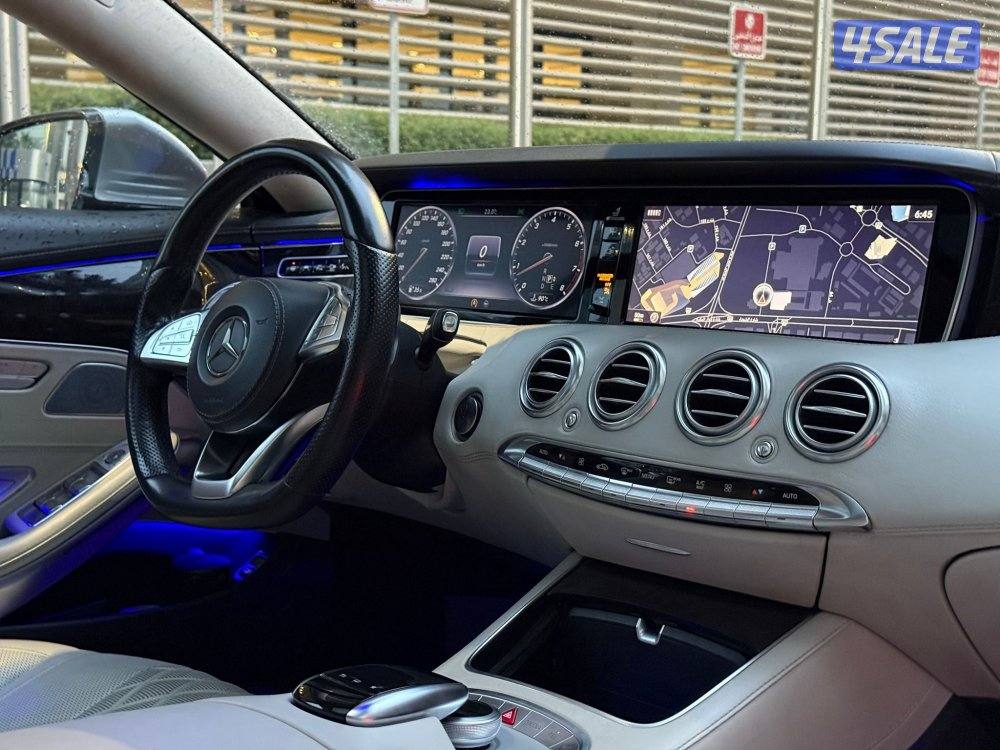 مرسيدسS500كوبيه موديل2015 عداد105الف وارد اوروبا سيرفس الملا5