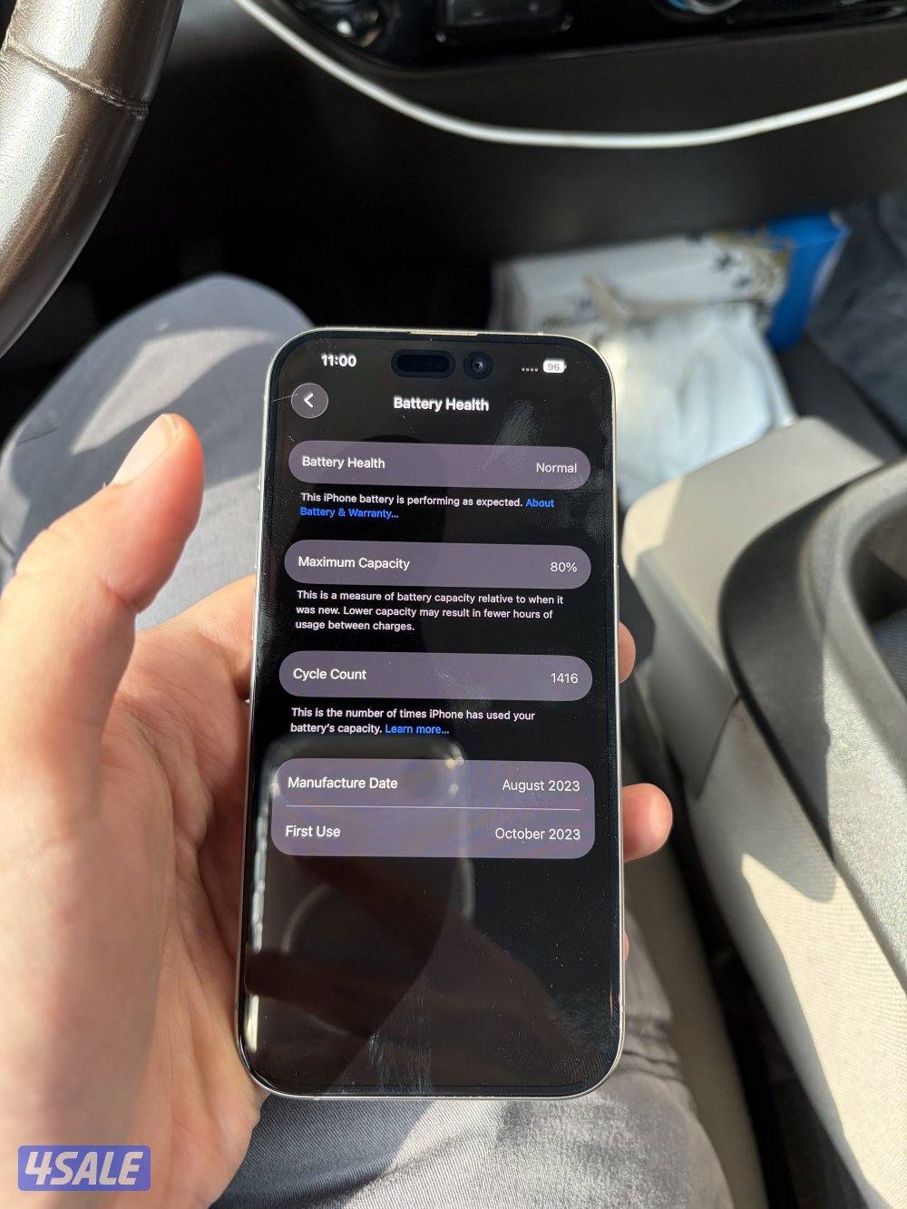 iPhone 15 PRO 256gb للبيع نظيف 1706