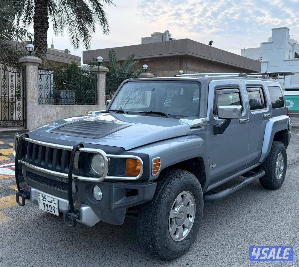 بحالة ممتازة همر H3 الغانم 2009 كامل المواصفات فتحة شاشة جلد ماشي 2141