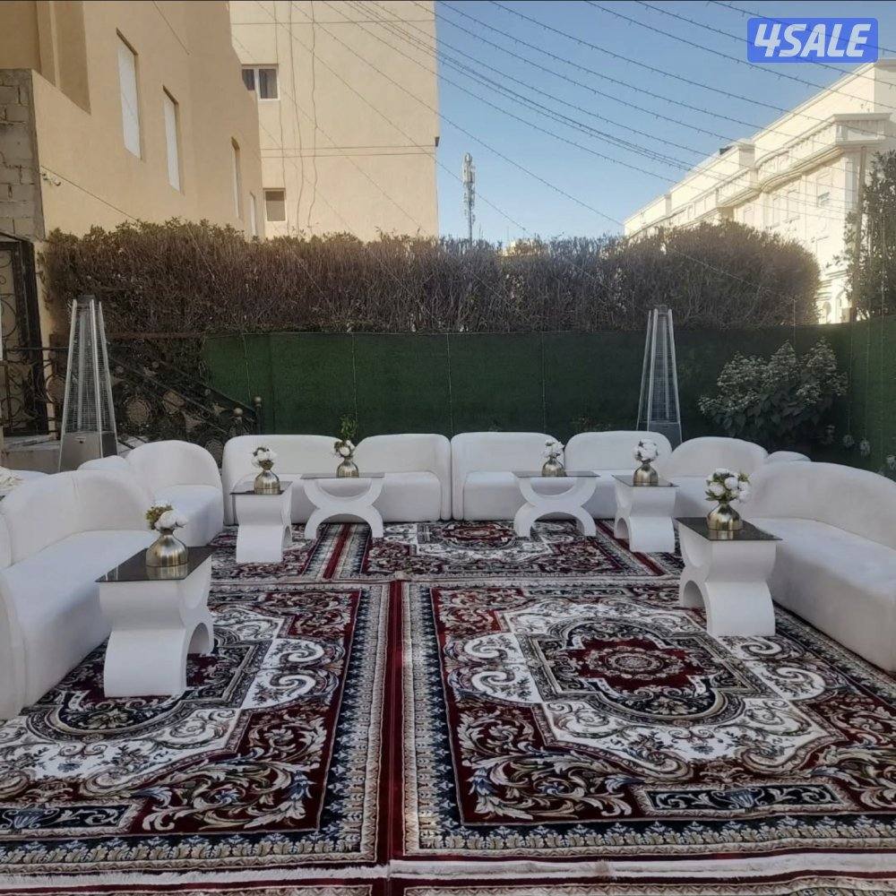 تأجير كراسي وطاولات وزينه منازل وجميع مستلزمات الافراح14