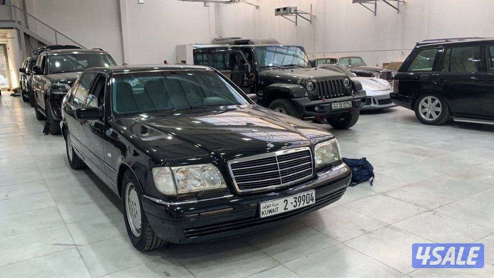 للبيع مرسيدس شبح موديل ١٩٩٧ حجم S320 لارج نظيف الموتر كل شي فيه شغال0