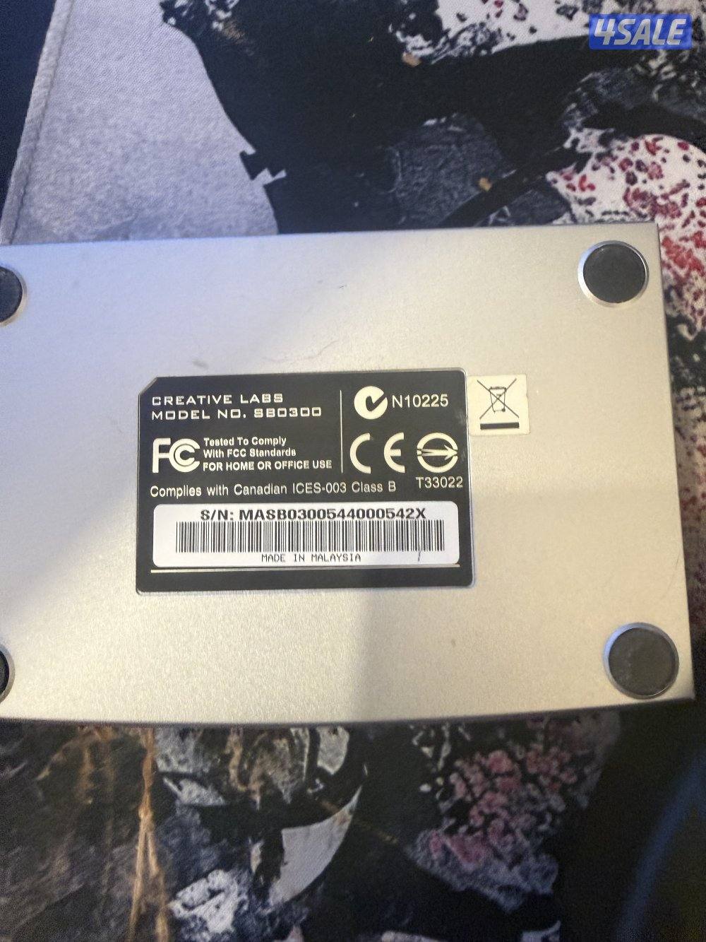 كرت صوت فضي ماليزي اصلي Sb0300 نظيف3