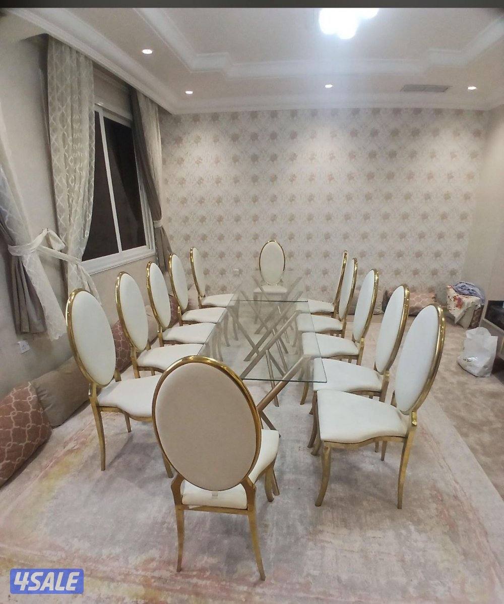 تأجير كراسي وطاولات وكنب أمريكي بنشات ومكيف وزينة منزل وحدائق وجميع مس3