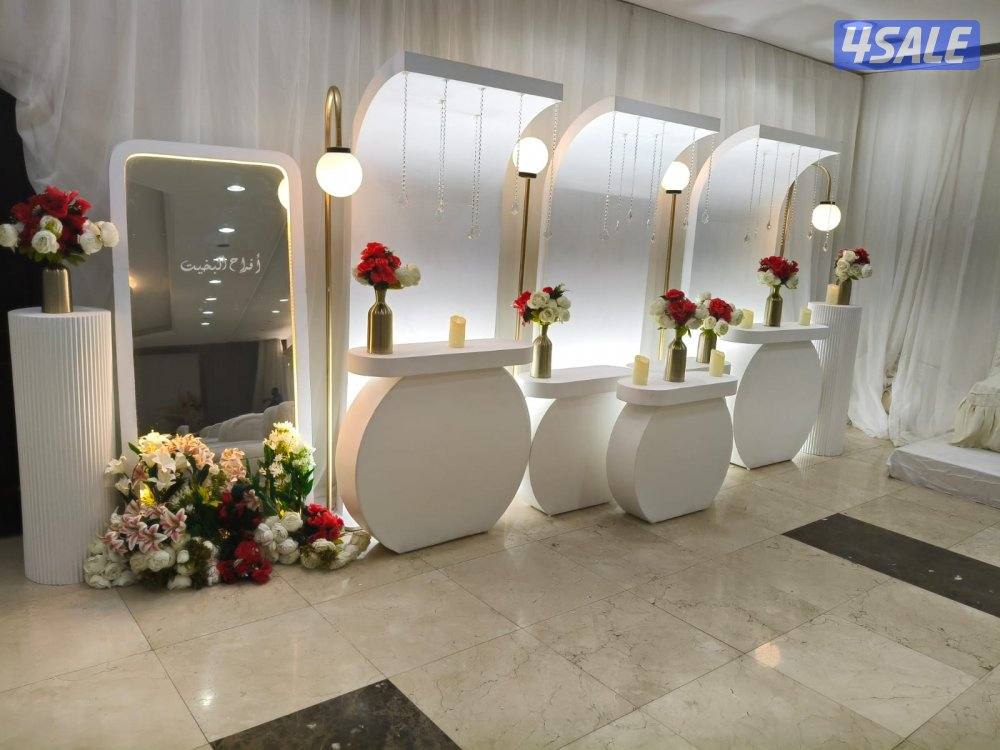 تأجير كراسي وطاولات وكنب أمريكي بنشات ومكيف وزينة منزل وحدائق وجميع مس5