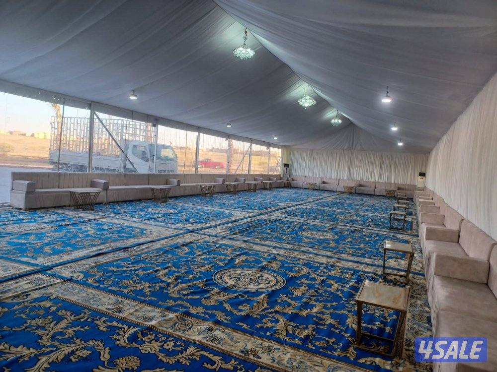 تأجير كراسي وطاولات وكنب أمريكي بنشات ومكيف وزينة منزل وحدائق وجميع مس7