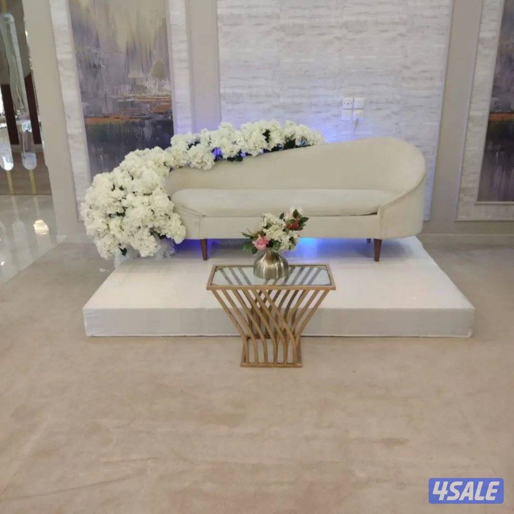 تأجير كراسي وطاولات وكنب أمريكي بنشات ومكيف وزينة منزل وحدائق وجميع مس10