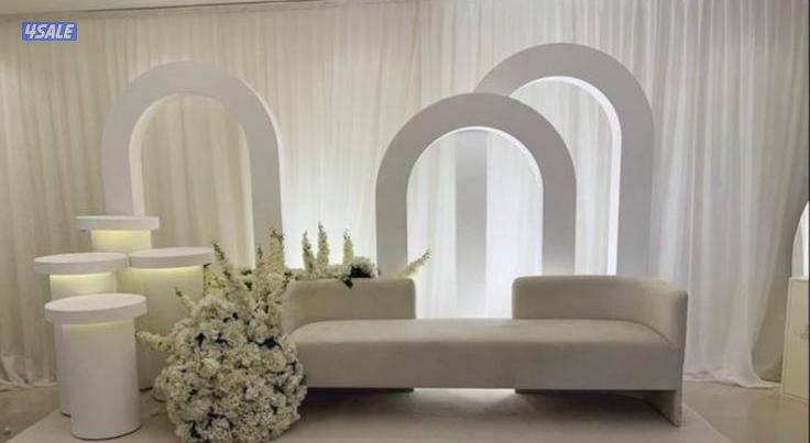 تأجير كراسي وطاولات وكنب أمريكي بنشات ومكيف وزينة منزل وحدائق وجميع مس14