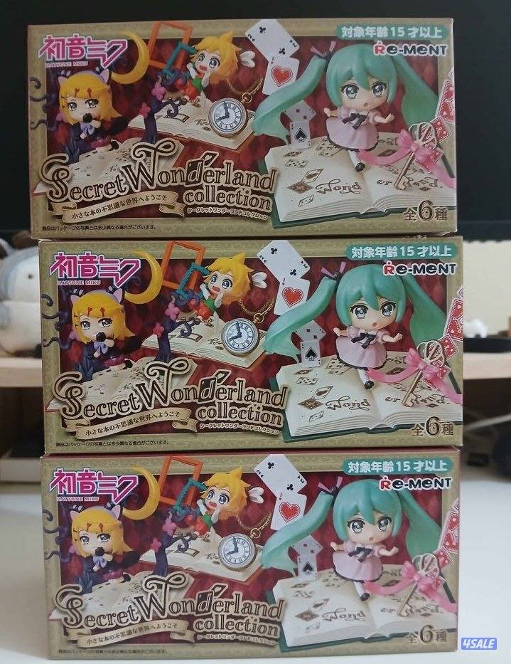 different anime and games figures for sale, starting from 6 KD3