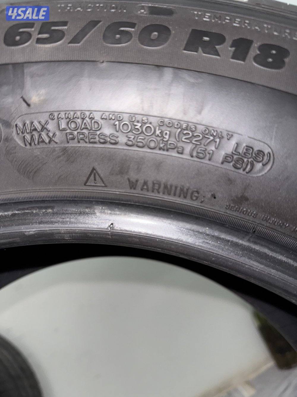 ٤ تواير ميشلان قياس 265 60 R186