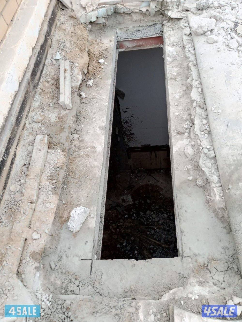 ##قص خرسانة بالليزر وعمل فتحات الكور وقص ابواب المصاعد1