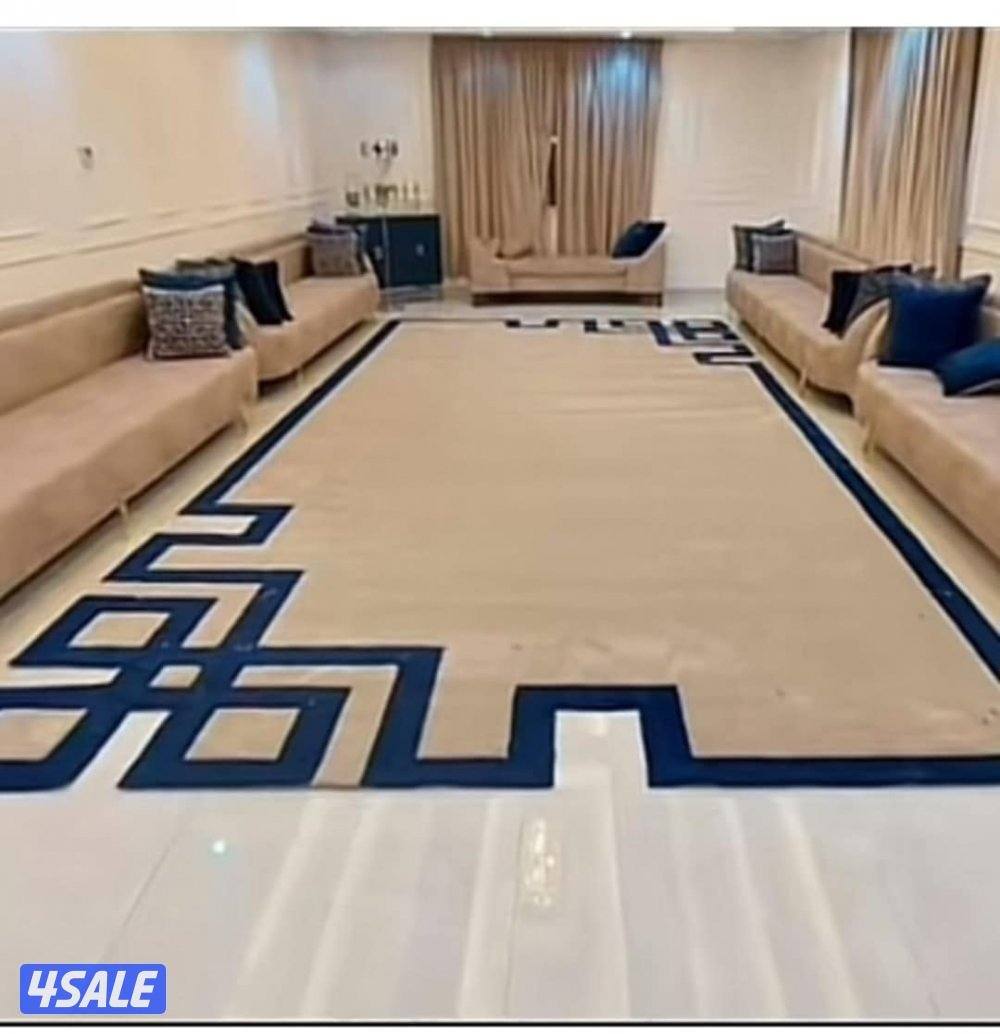 .كل مايخص السجاد لدينه سجاد ساده ومشجر سميك وسط خفيف كل ماهوه جديد ومم3