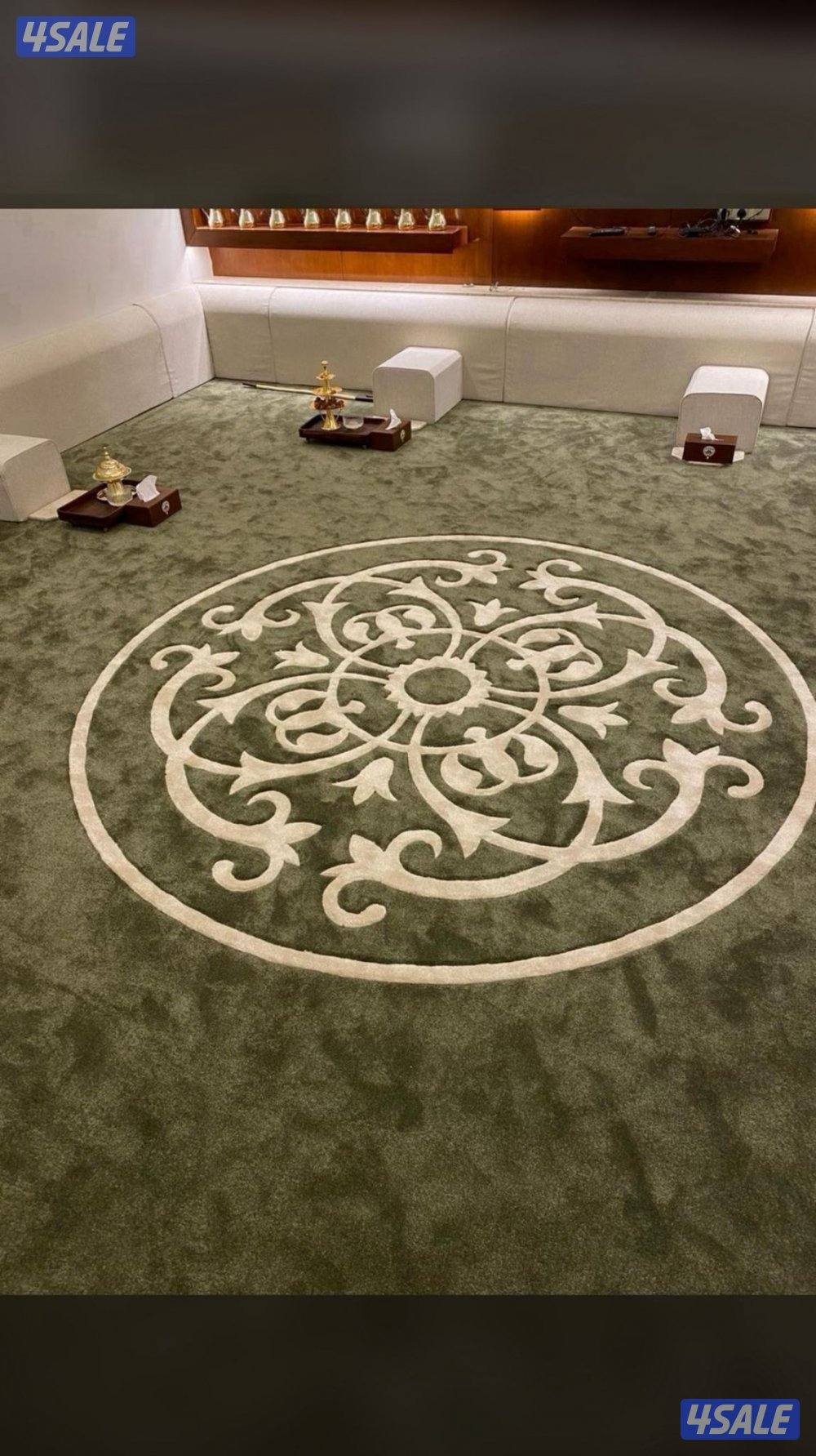 .كل مايخص السجاد لدينه سجاد ساده ومشجر سميك وسط خفيف كل ماهوه جديد ومم7