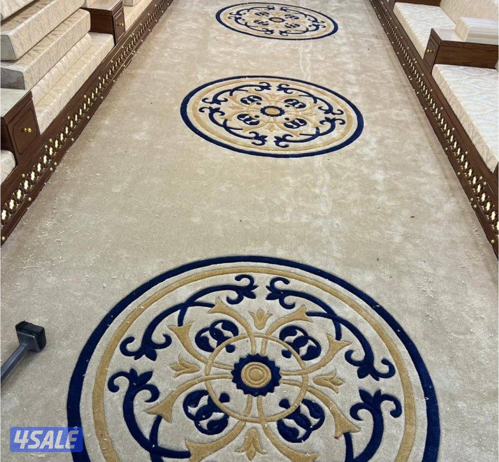 تفصال مساند ظهر +سجاد ساده ومشجر قص بالمتر0