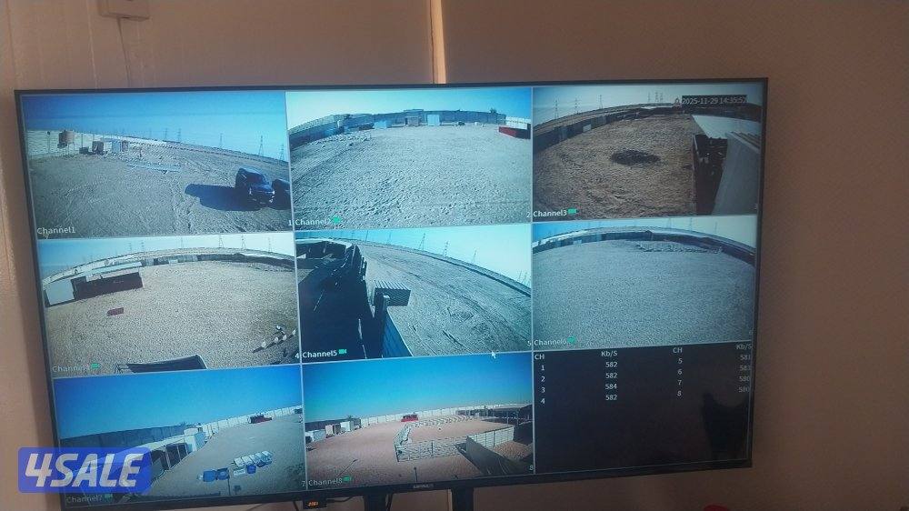 كاميرات مراقبة عالية الجودة كفالة سنتان وافضل الاسعار صيانة وتركيب5