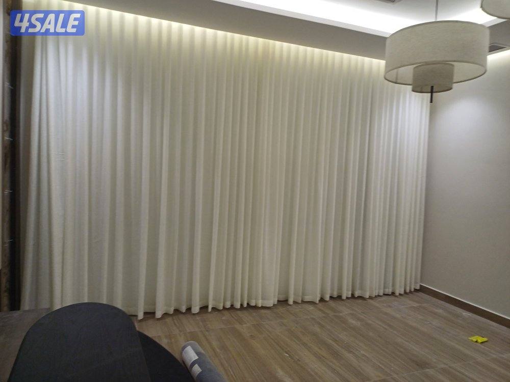 تفصيل وتركيب جميع انواع الستائر بالكويت ستائر بالريموت ستائر لينن فن6